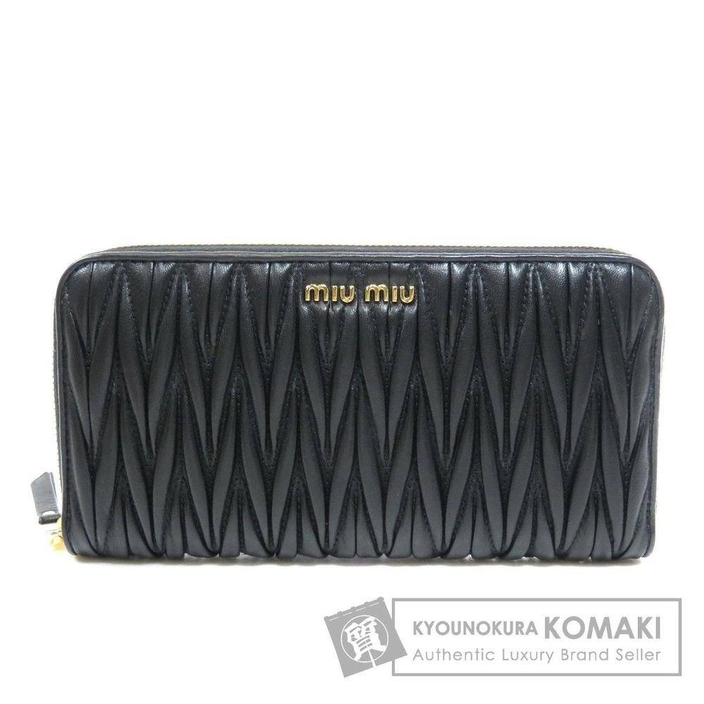 Miu MIu motif long Wallet calfskin